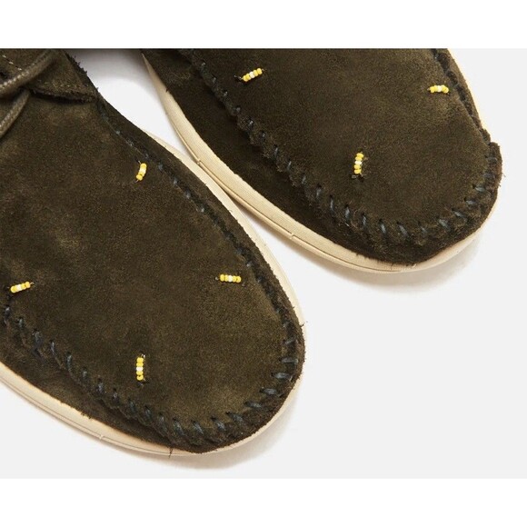NWT Visvim FBT Lhamo Folk Olive Sneaker 10.5M New   w/ Tags and Box Low Trainer main image 6